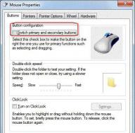 Setting up a mouse in Windows